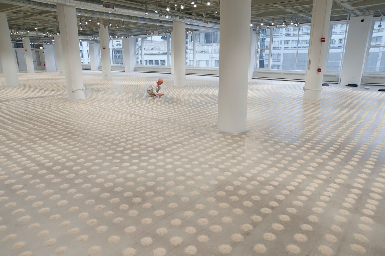 Wolfgang Laib, Unlimited Ocean, 2011, School of the Art Institute of Chicago