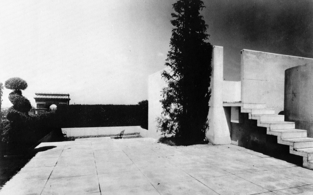 Le Corbusier, surrealist design for Charles de Beitegui's terrace, Champs-Elysées Paris. 