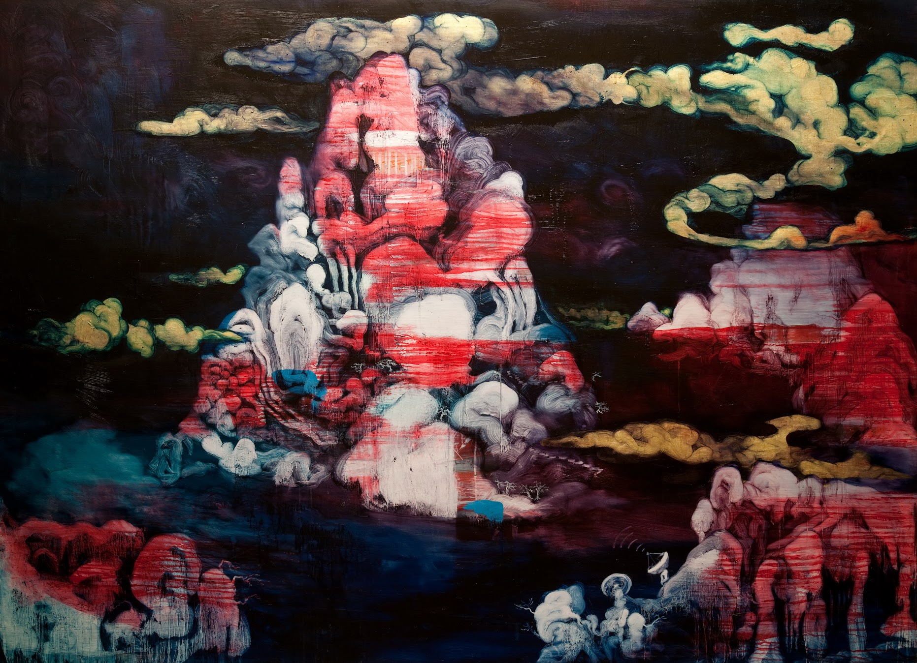Chang-Ling, from The Pork Belly Series: Flesh Landscape , 2009, oil on canvas, 145 x 200 cm. © Courtesy of InSian Gallery
