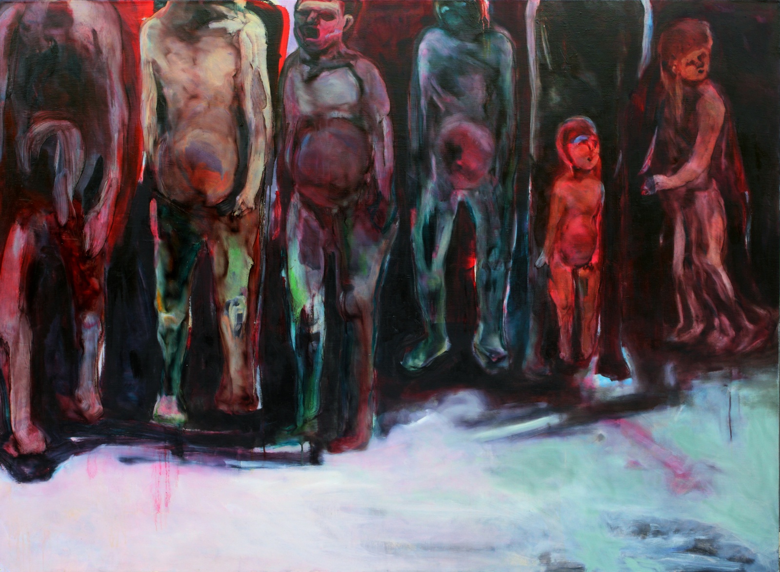 Chang-Ling, from The Illusion Society Series , 2011, oil on canvas, 145 x 194 cm., Taiwan Contemporary Art Archives.