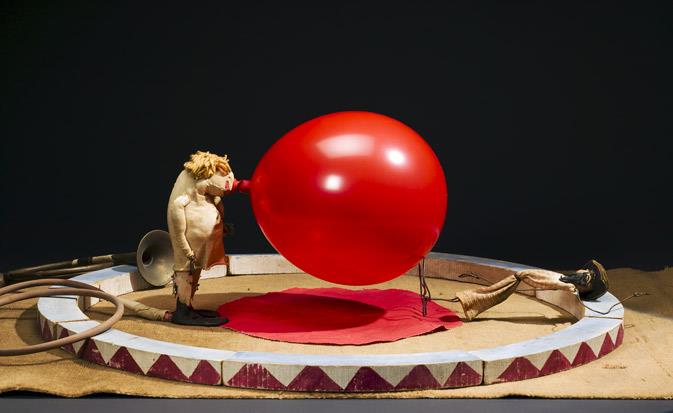 Alexander Calder, Tight Rope Artists from Calder’s Circus , 1926-31, Whitney Museum of American Art, New York. Photograph by Sheldan C. Collins.