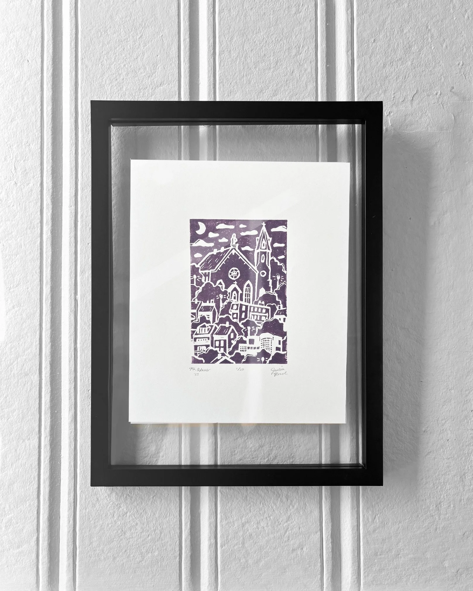 Mt Adams_PurpleonWhite_Framed.jpg