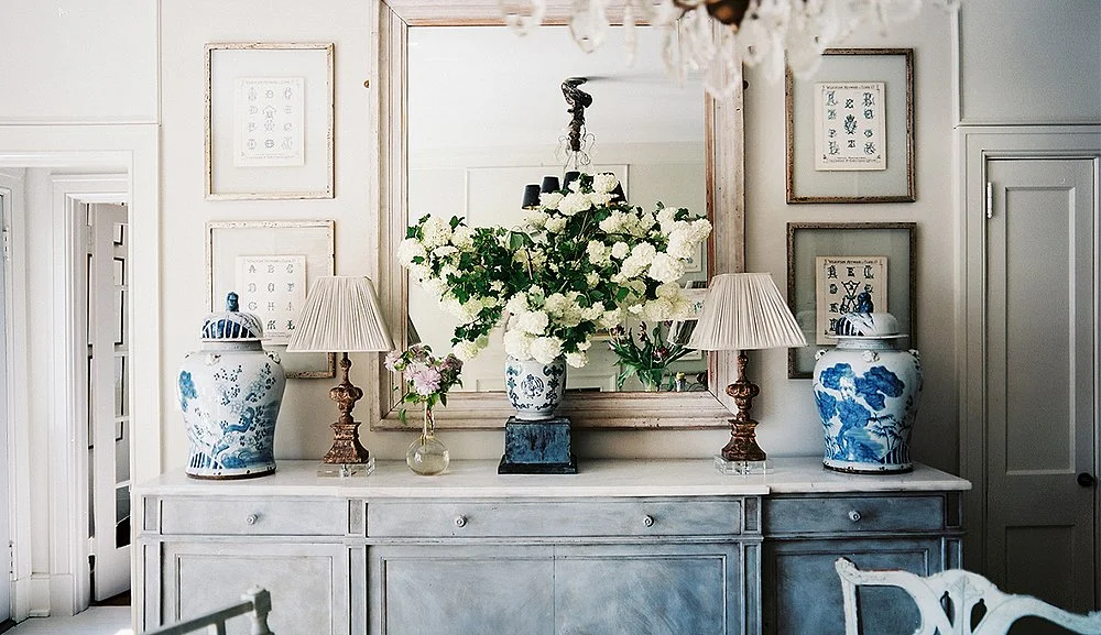 Blue + White