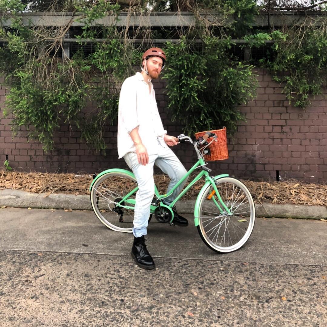 So it turns out someone stole my bike while I was playing last week&rsquo;s @arcadianrhythms . Fear not though, got some sweet mint green wheels to tide me over... Join us this thurs for the last chance to catch my residency at @1989arcadebar