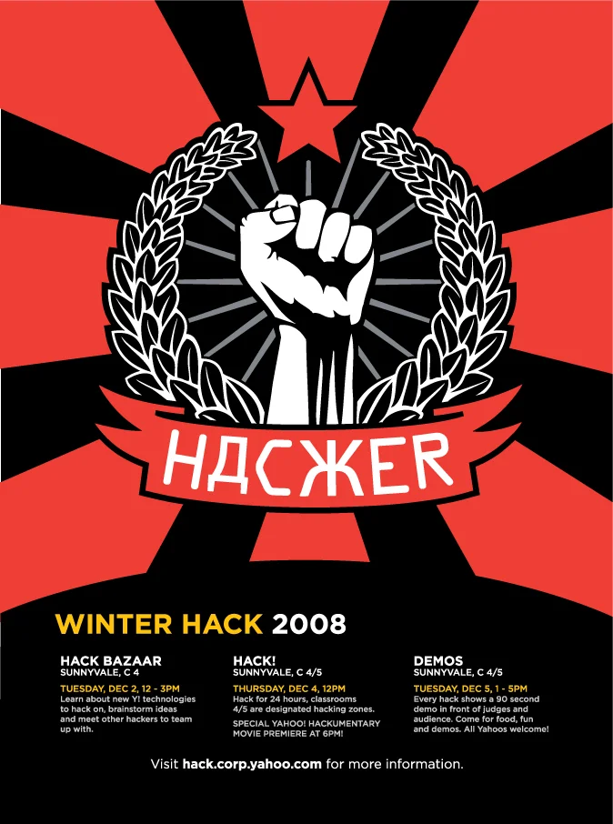 Y! Winter Hack 48x60" Poster