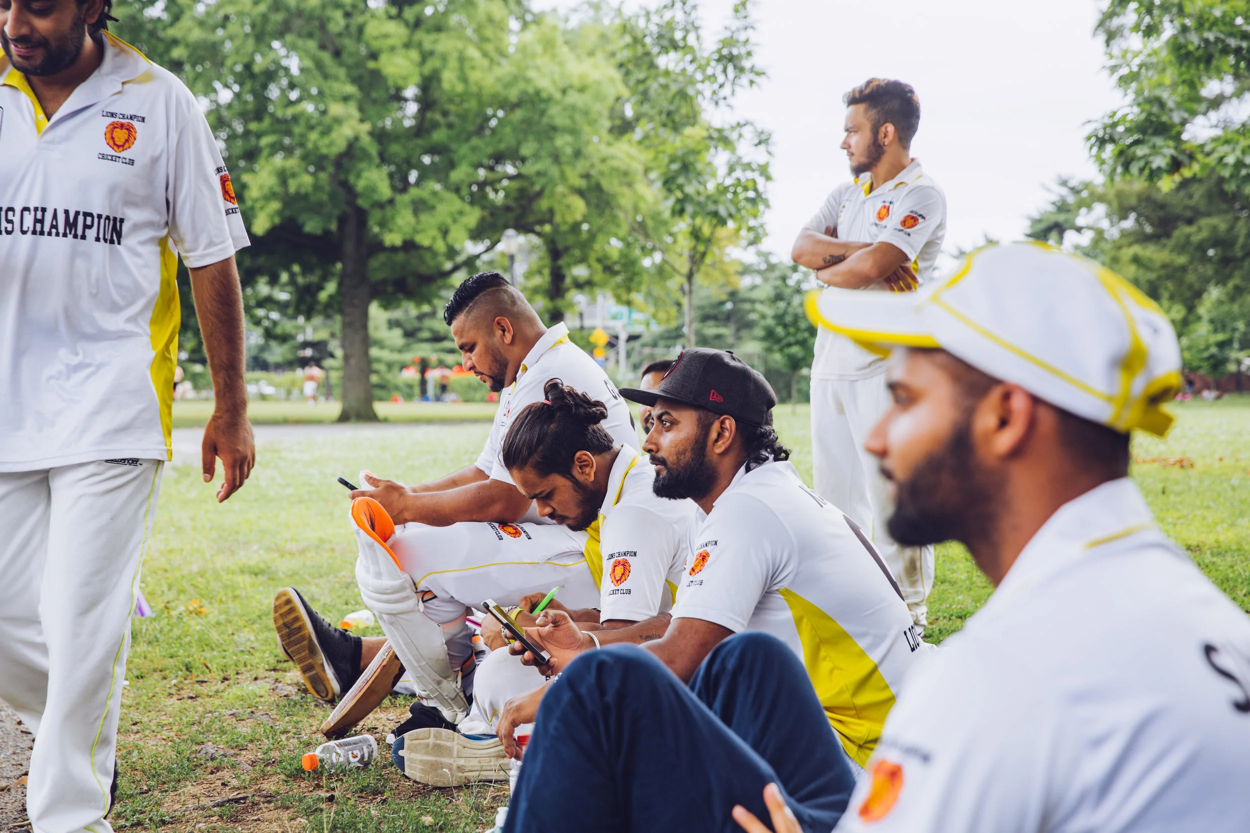 Cricket Players, Flushing Meadows Corona Park, Queens