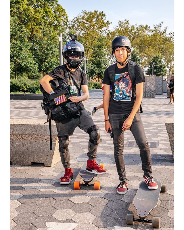 👯&zwj;♂️💨power boarders getting ready to shred the west side hwy