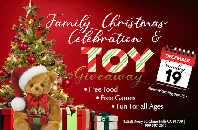 Family Christmas Celebration &amp; Toy Giveaway 