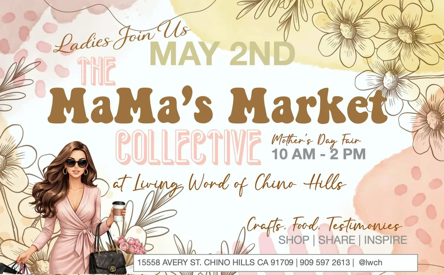 We&rsquo;re just 2 days away from our Mama&rsquo;s Market! 🎉🛍️

Join us this Saturday, May 2nd from 10AM&ndash;2PM for a fun-filled day with local vendors !💕 You&rsquo;ll find goodies, merchandise, crafts, sweets, coffee, and so much more!

Bring 