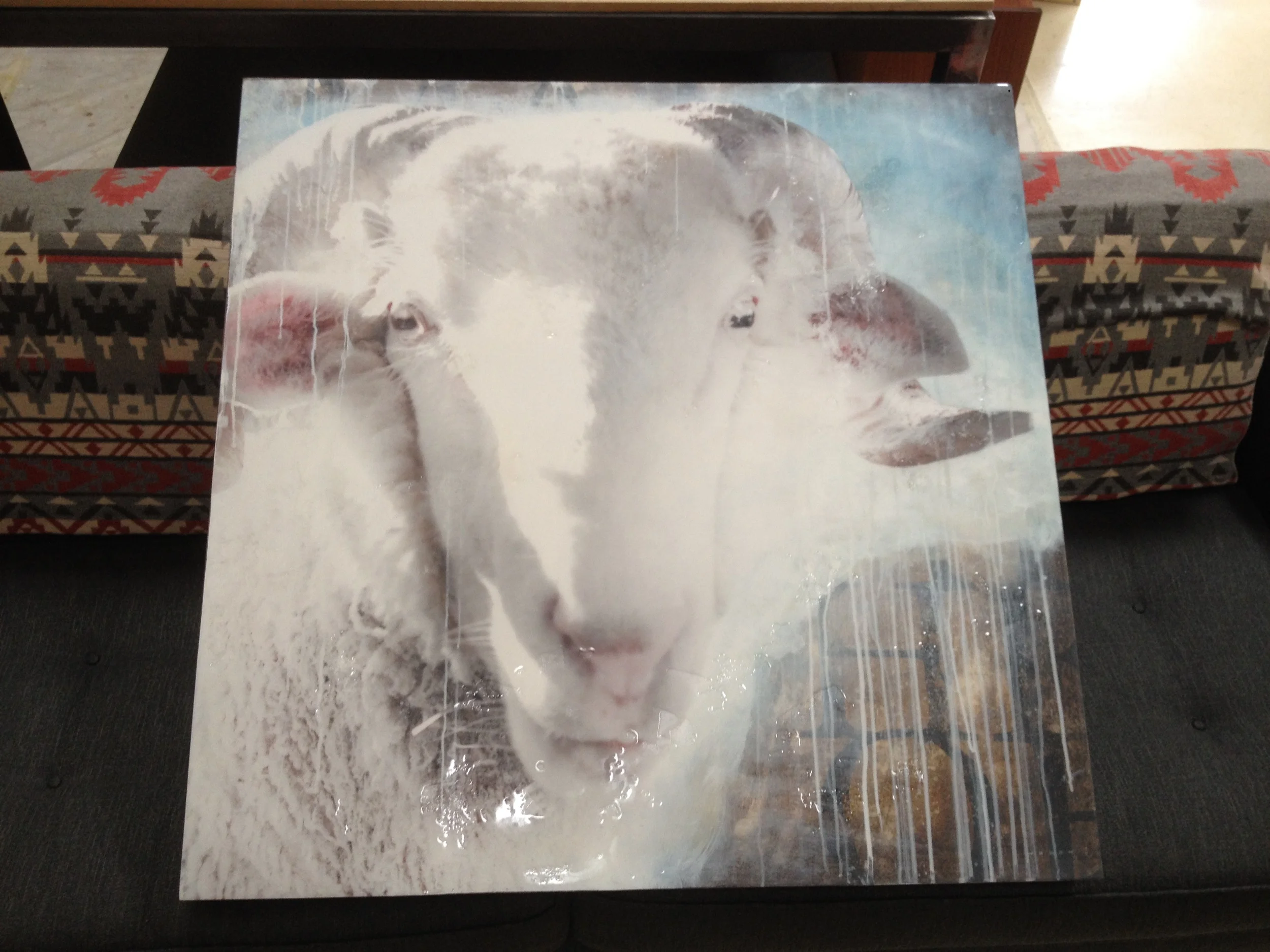 THIS IMAGE SHOWS THE QUALITY OF THE SANDED MATTE RESIN FINISH AND TEXTURE