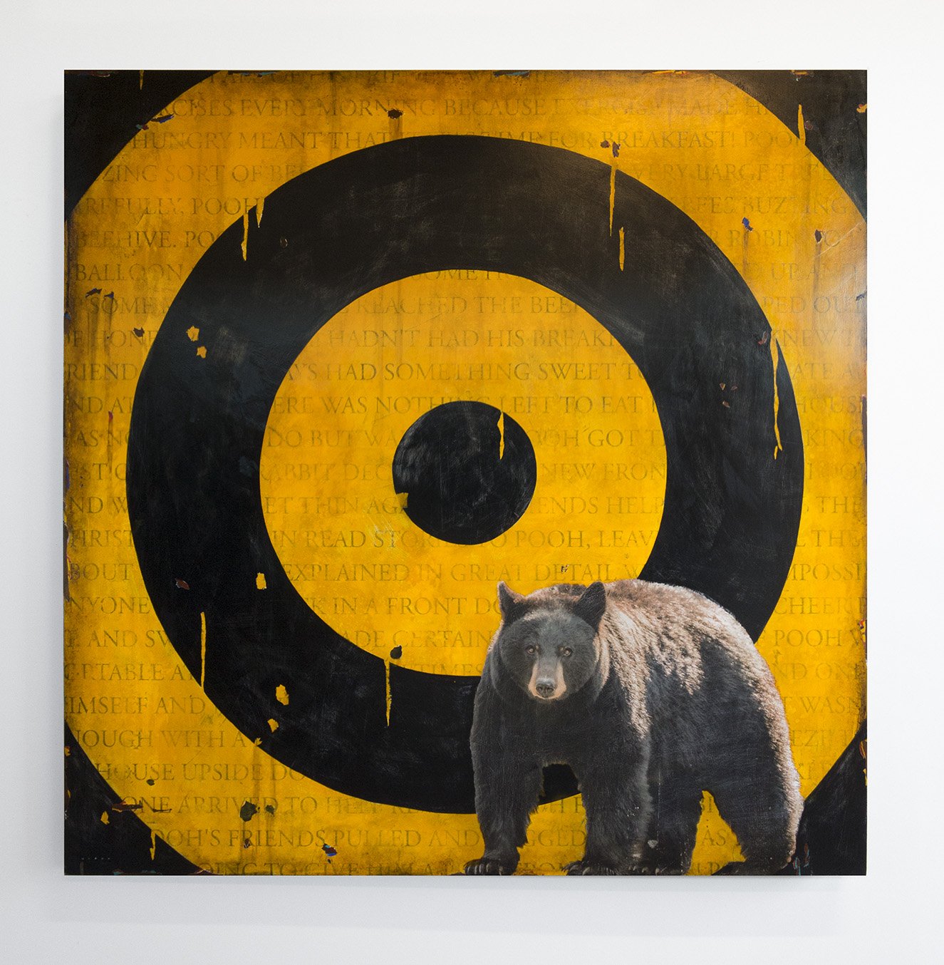 POOH'S HONEY, 60 X 60, SOLD