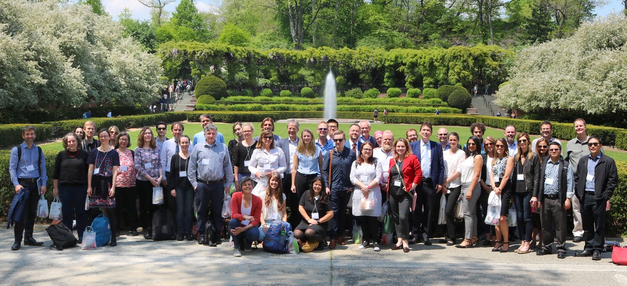 Pictured here in central park on our way to lunch.