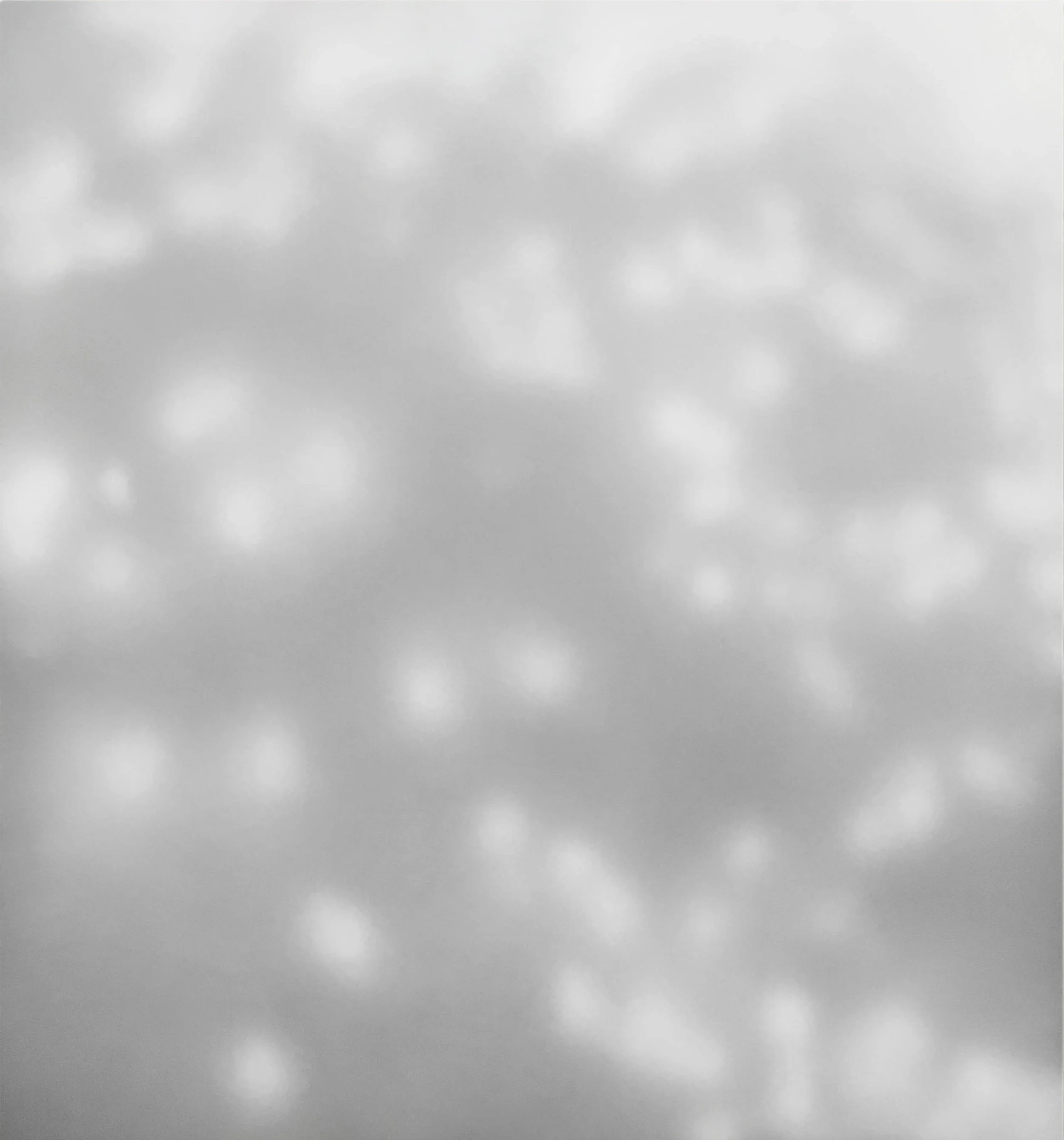 James Case-Leal painting of a shadow glimmering in what appears to be grey and white