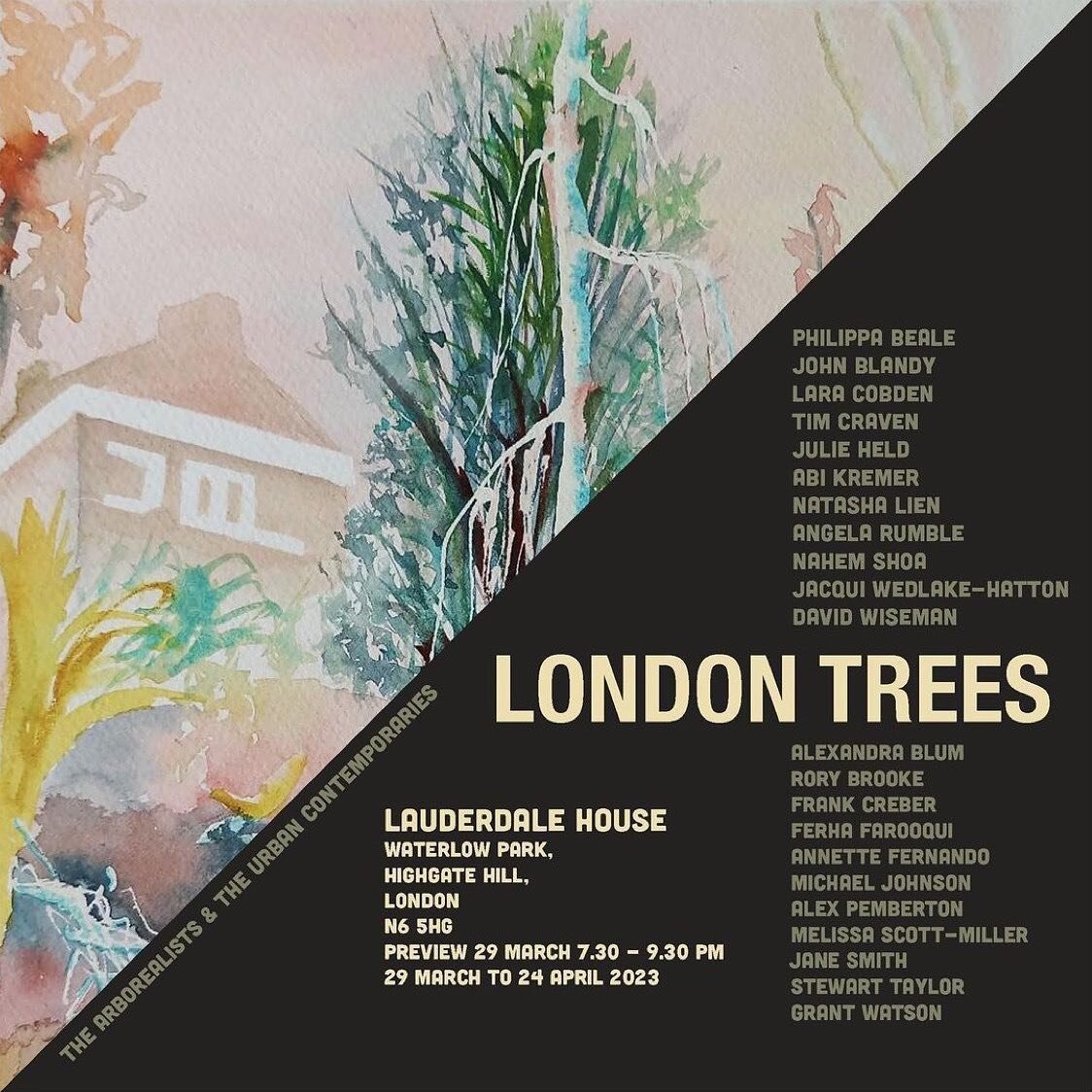 Repost from @urbancontemporariesgroup
&bull;
We are delighted that several of our Urban Contemporaries Group are participating in a forthcoming show celebrating Trees in the urban environment. London Trees is a joint exhibition with members of @the_a