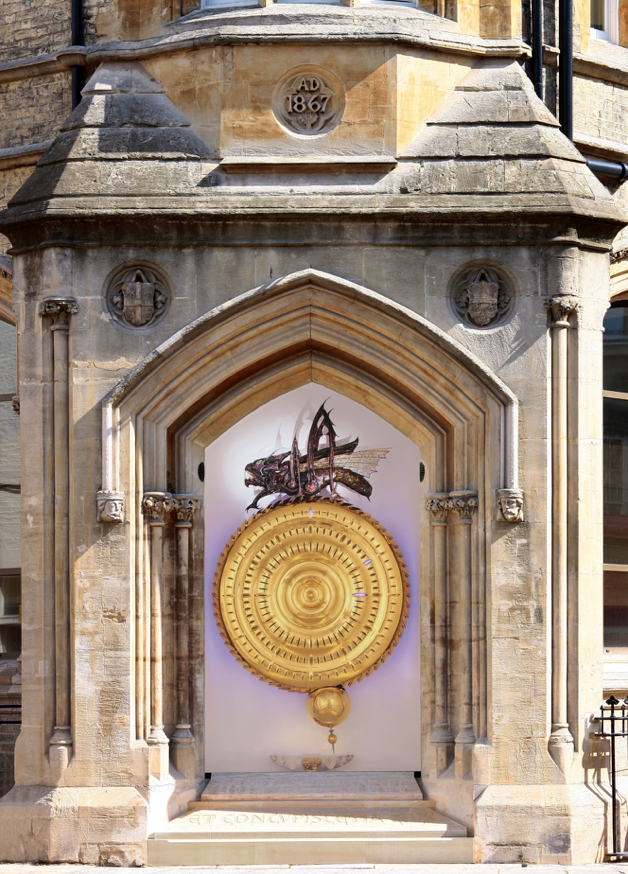 The Corpus Chronopage on Kings Parade, Cambridge.