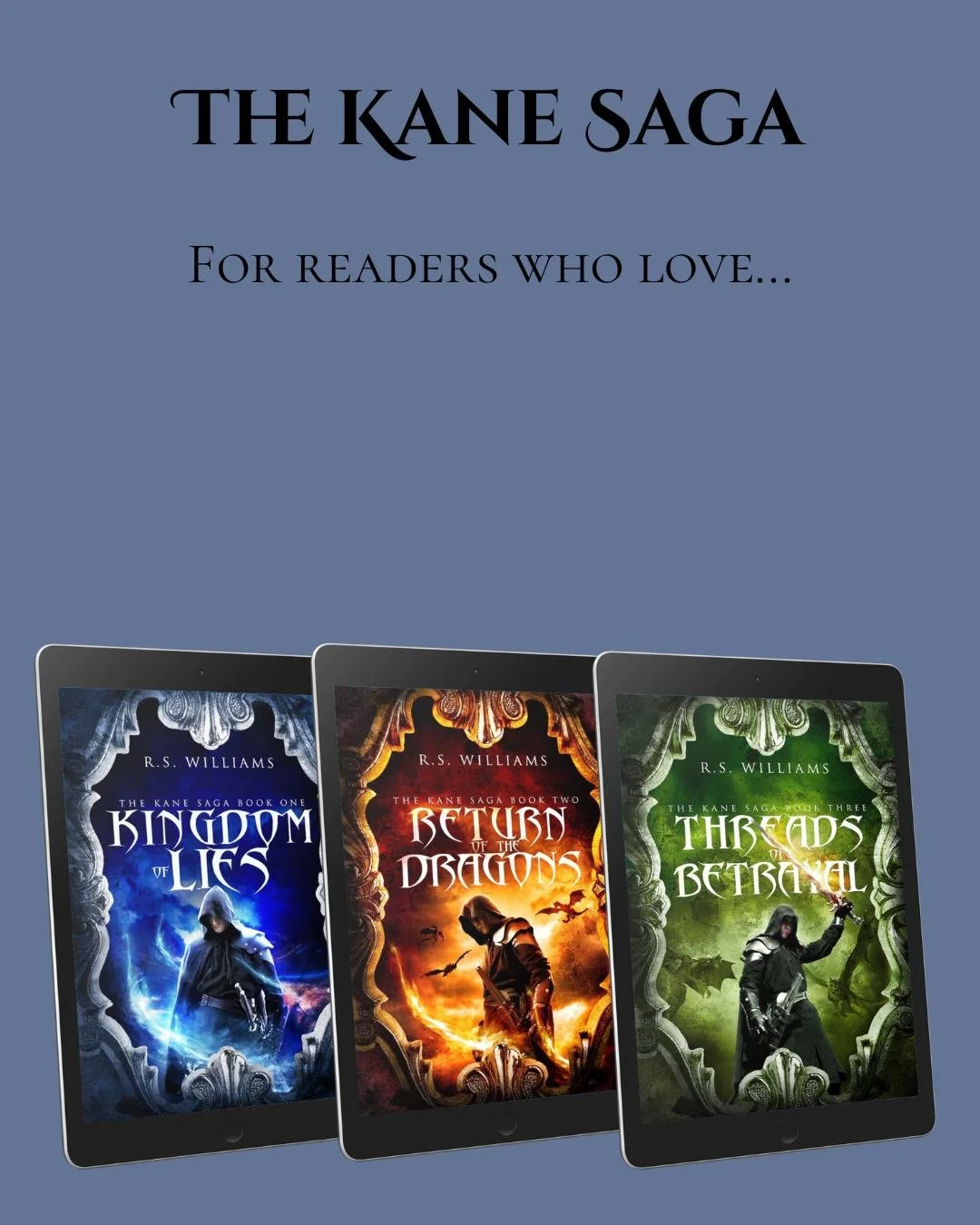 The Kane Saga will always have a special place in my heart.
It&rsquo;s the series that taught me how to finish a trilogy, trust my instincts, and believe that quiet heroes can still change the world.

If you love YA fantasy with:
🐉 Dragons
👑 Hidden