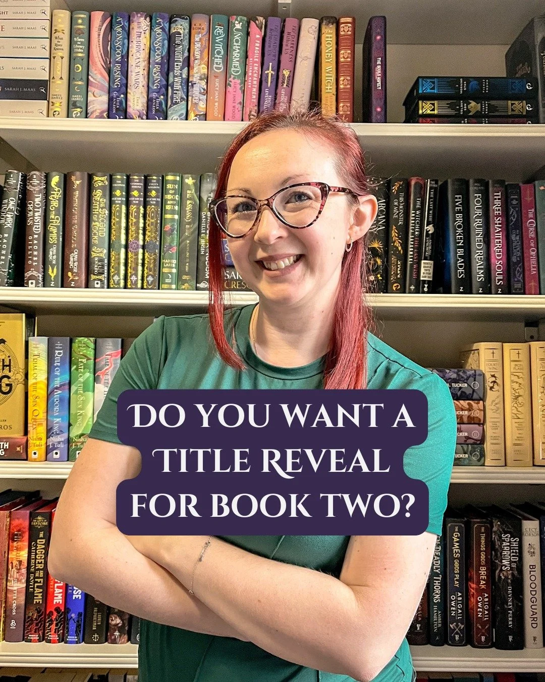 👀 Shall we play a game?

Book two does have a title&hellip; and I&rsquo;m very tempted to let you guess it first.

Slide 2 is your clue:
The _ _ _ _ _ _  _ _ _ _ _ _ _ _ _ _ _ _👀

Drop your guesses in the comments ⬇️
(Extra points if you think you 