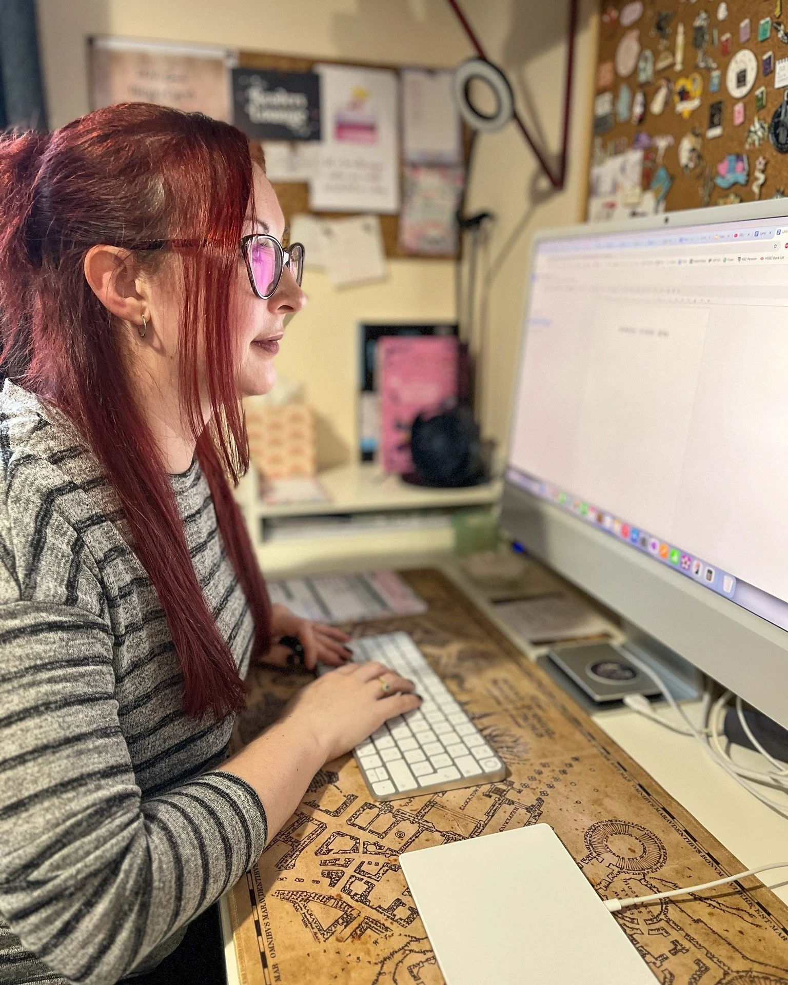 🖤 WIP check-in

Things are moving&hellip; just a little slower than usual &mdash; and that&rsquo;s okay.

Book 2 is currently with a critique partner, and Book 3 is with an alpha reader. I&rsquo;m hoping to have feedback on both by Easter 🐣✨

Book 