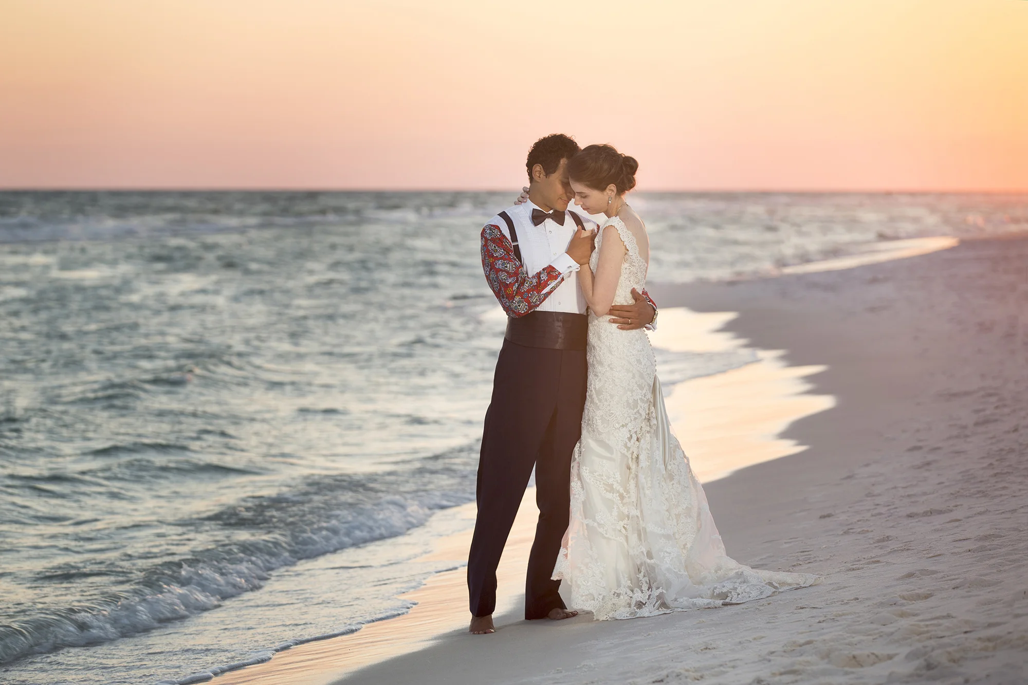 Romantic environmental portrait