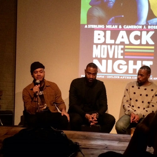 Cameron Ross and Sterling Milan speaking to Michael Arceneaux of Complex/Ebony