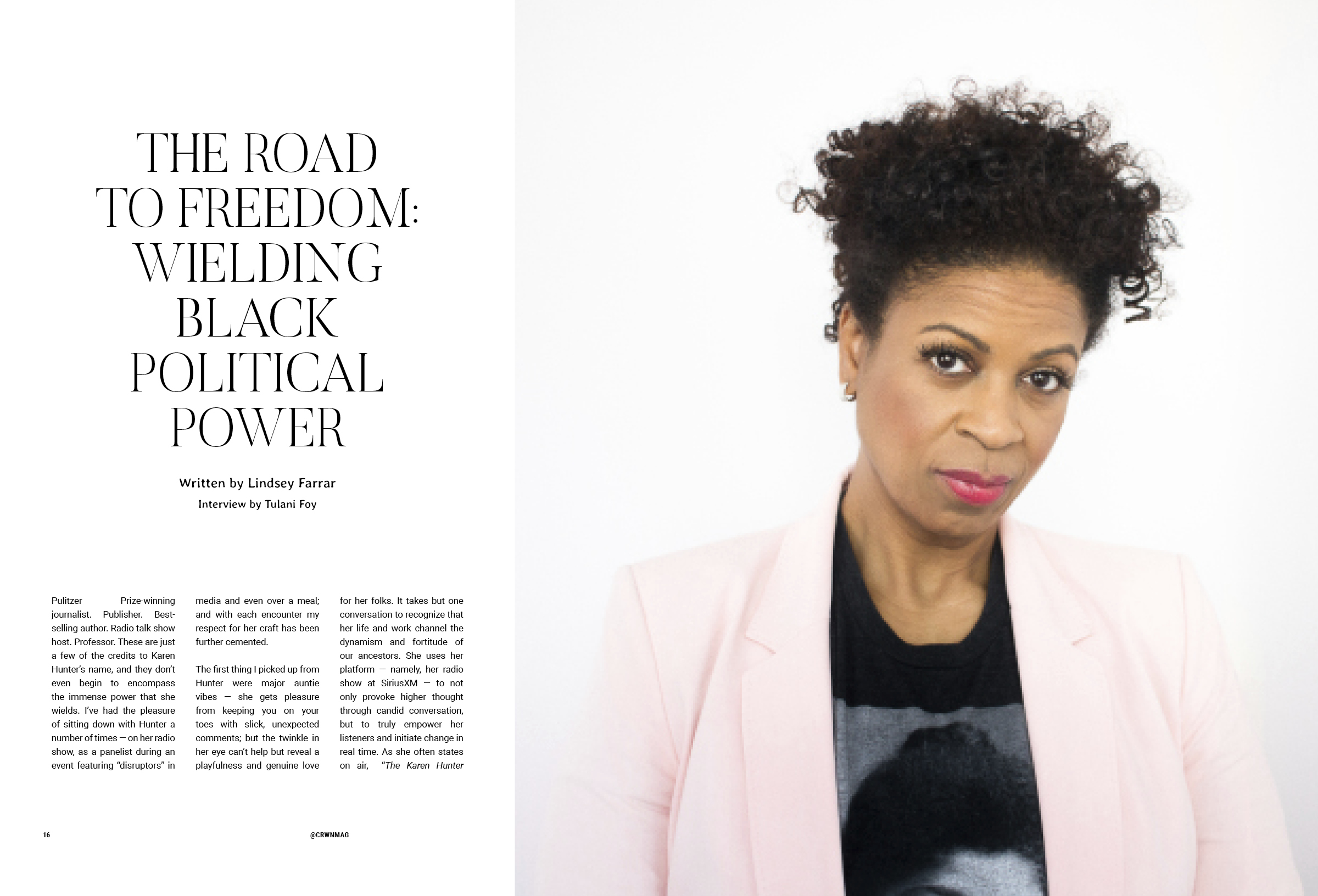 Karen Hunter — CRWNMAG