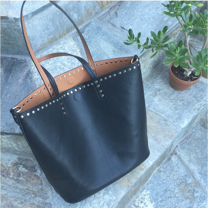 Street Level Addison Studded Reversible Tote