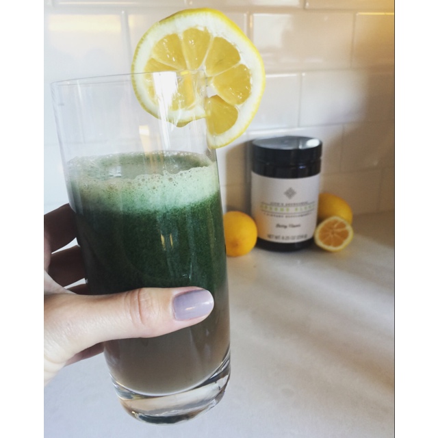 Sometimes I add fresh squeezed lemon juice for an extra detox kick