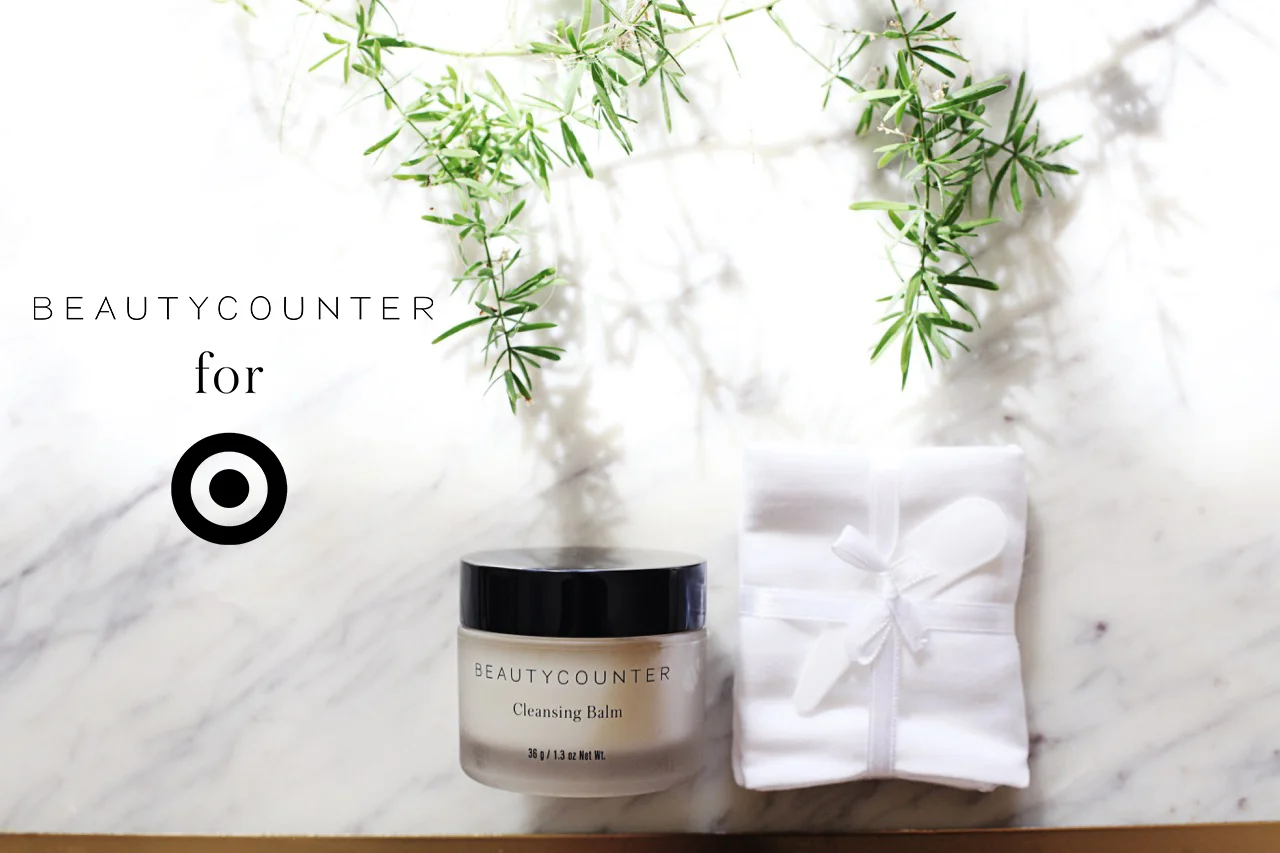 Cleansing Balm at Target - $30 (multi-purpose.... oil cleanser, make up remover, and hydrating mask! BEST SELLER! Comes with this amazing muslin cloth.)
