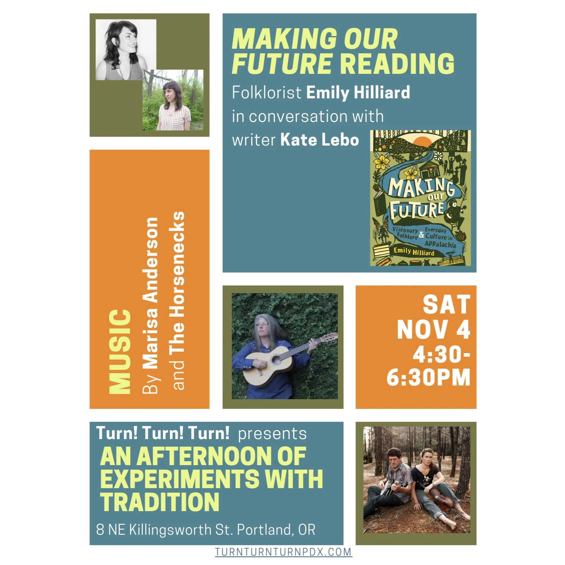 Making Our Future Reading - Turn! Turn! Turn! PDX