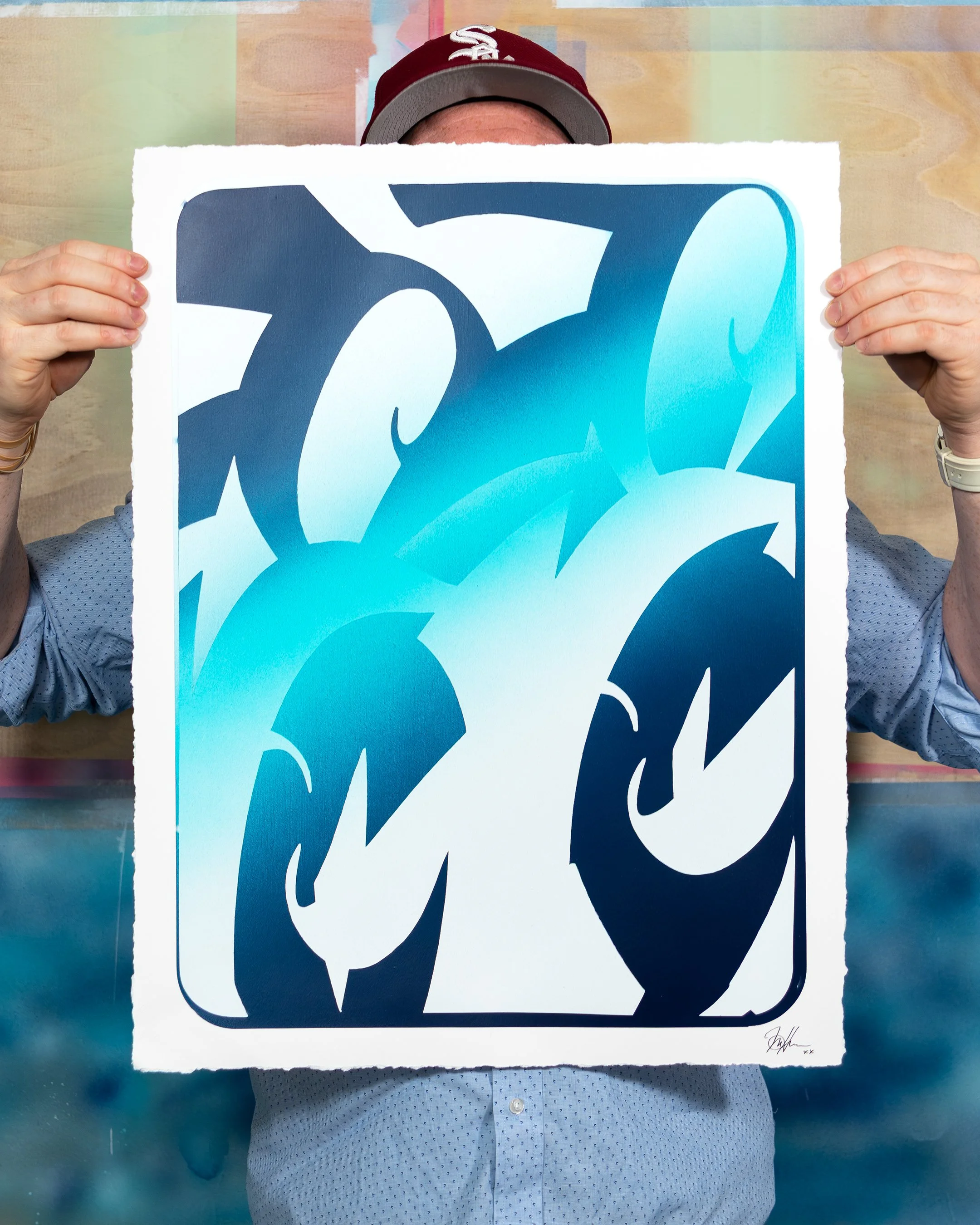 Flow Royale - Original Painting on Paper
