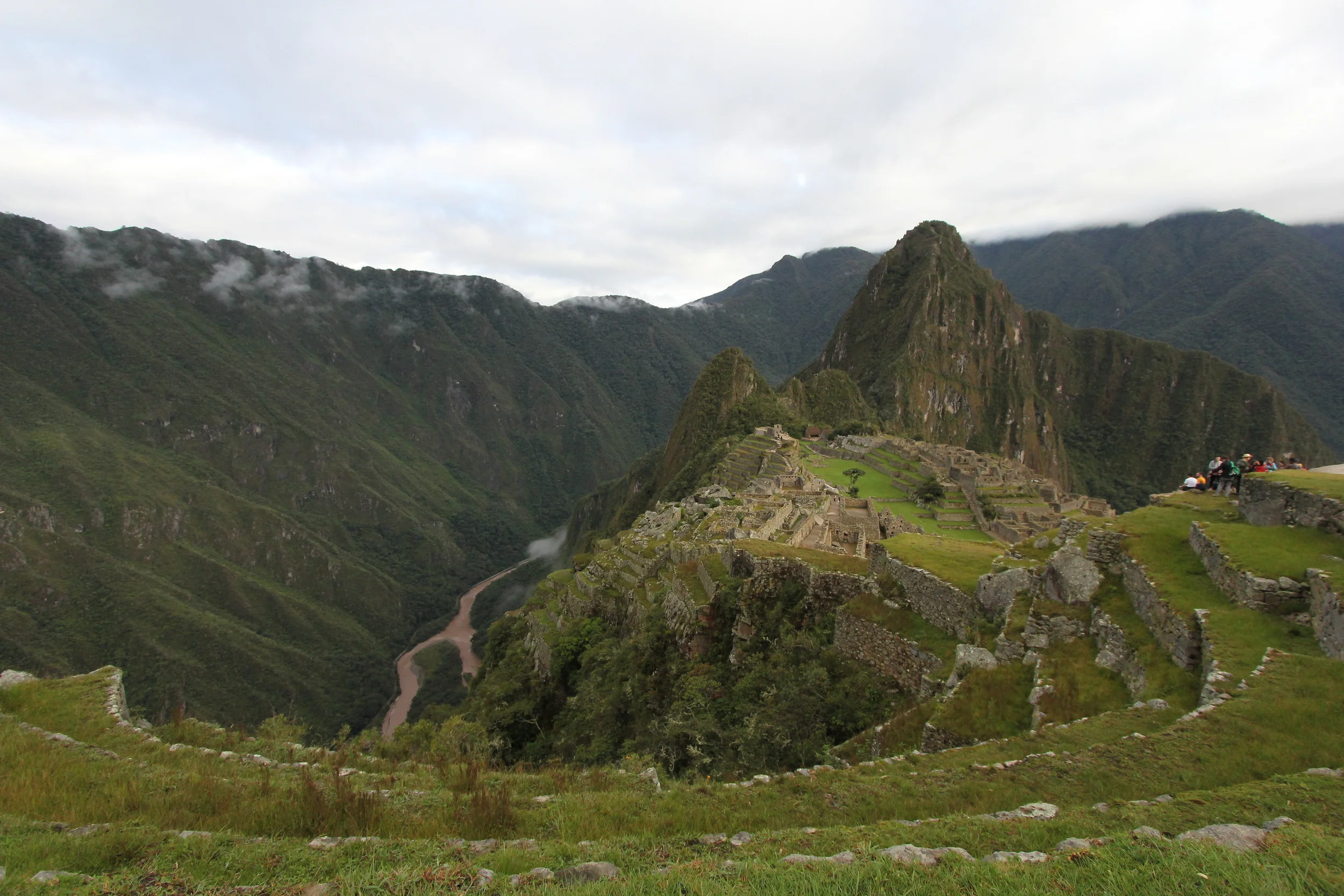   En Peru.   Machu Picchu.  