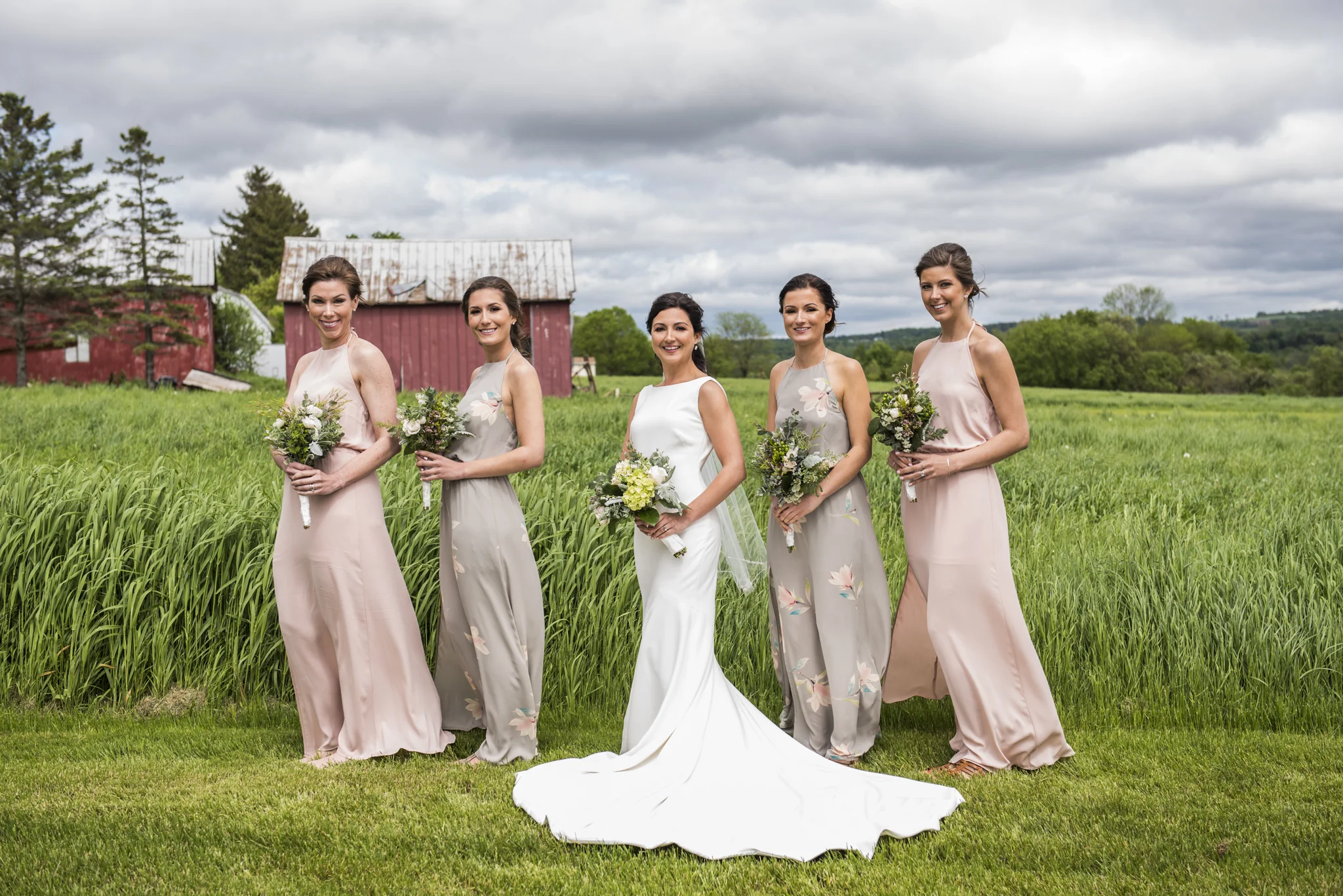 bridesmaids wearing converse