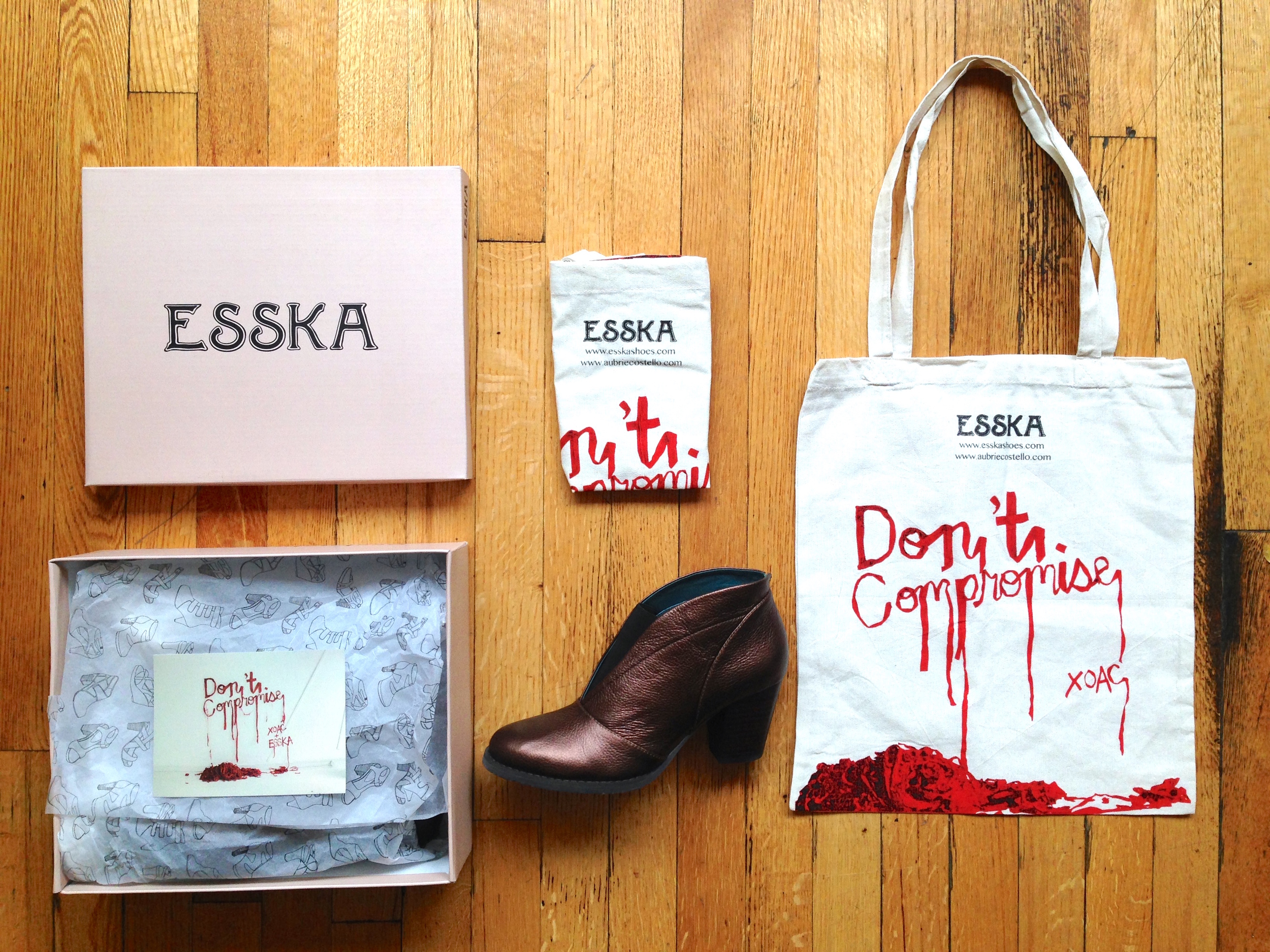  ESSKA + XOAC Don't Compromise / Silk Graffiti for Esska Shoes, UK 2015 