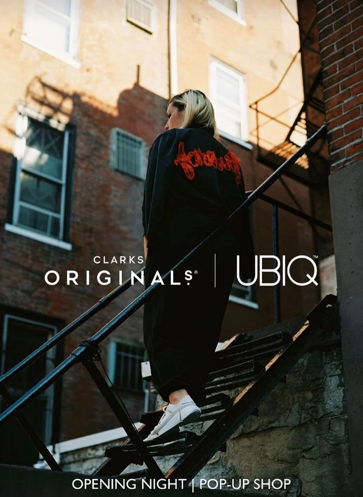 Silk Graffiti + Streets Dept for Clarks Originals + Ubiq / ad campaign + artist’s talk 2017