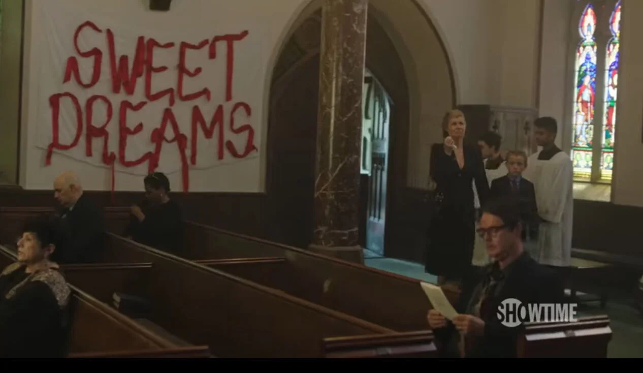  SWEET DREAMS / Silk Graffiti for SMILF Season 2 on Showtime, dupioni silk + chiffon 2019 