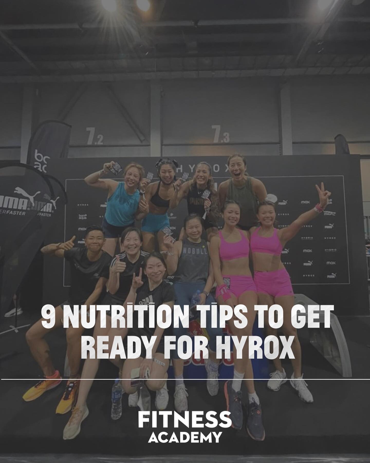 In the week leading up to the **HYROX** competition, it's crucial to optimise your nutrition to ensure you have the energy and strength needed for the competition.&nbsp;

Follow these 9⃣️ nutrition tips to get ready for the big day! 💪

1️⃣ Balanced 