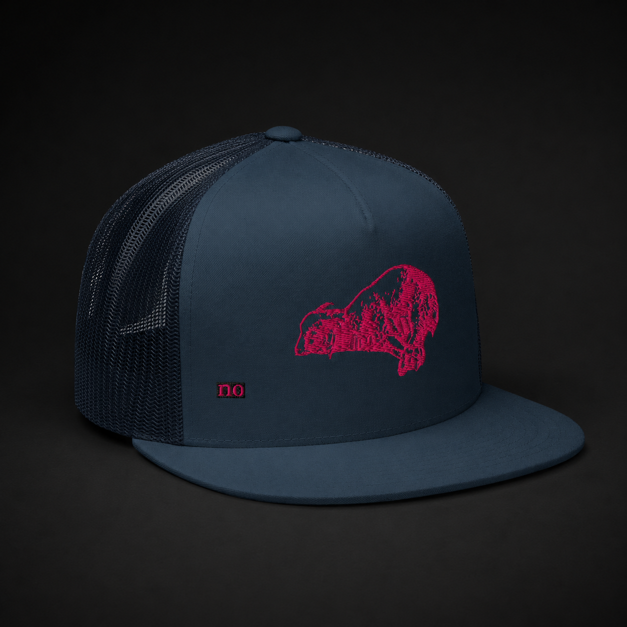 boné trucker five-panel azul marinho noSHBerlin (1).png
