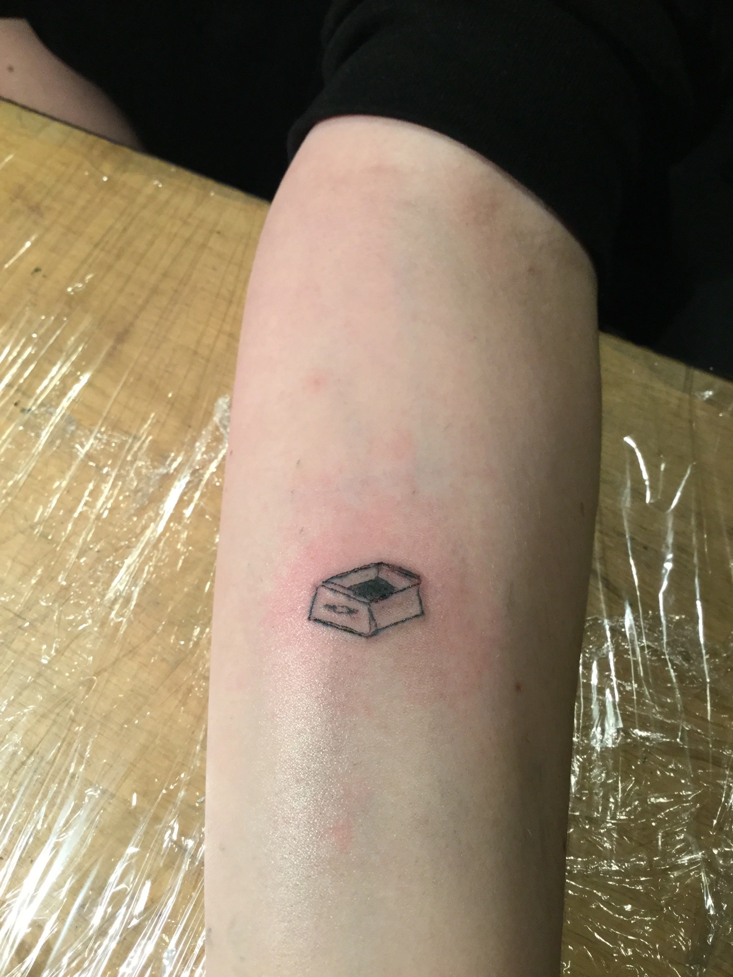 My first Tattoo. Not big, still heavy.