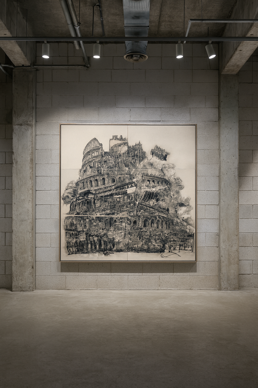 Deconstructing Babel Through Charcoal - On Drawings of Jorge da Cruz