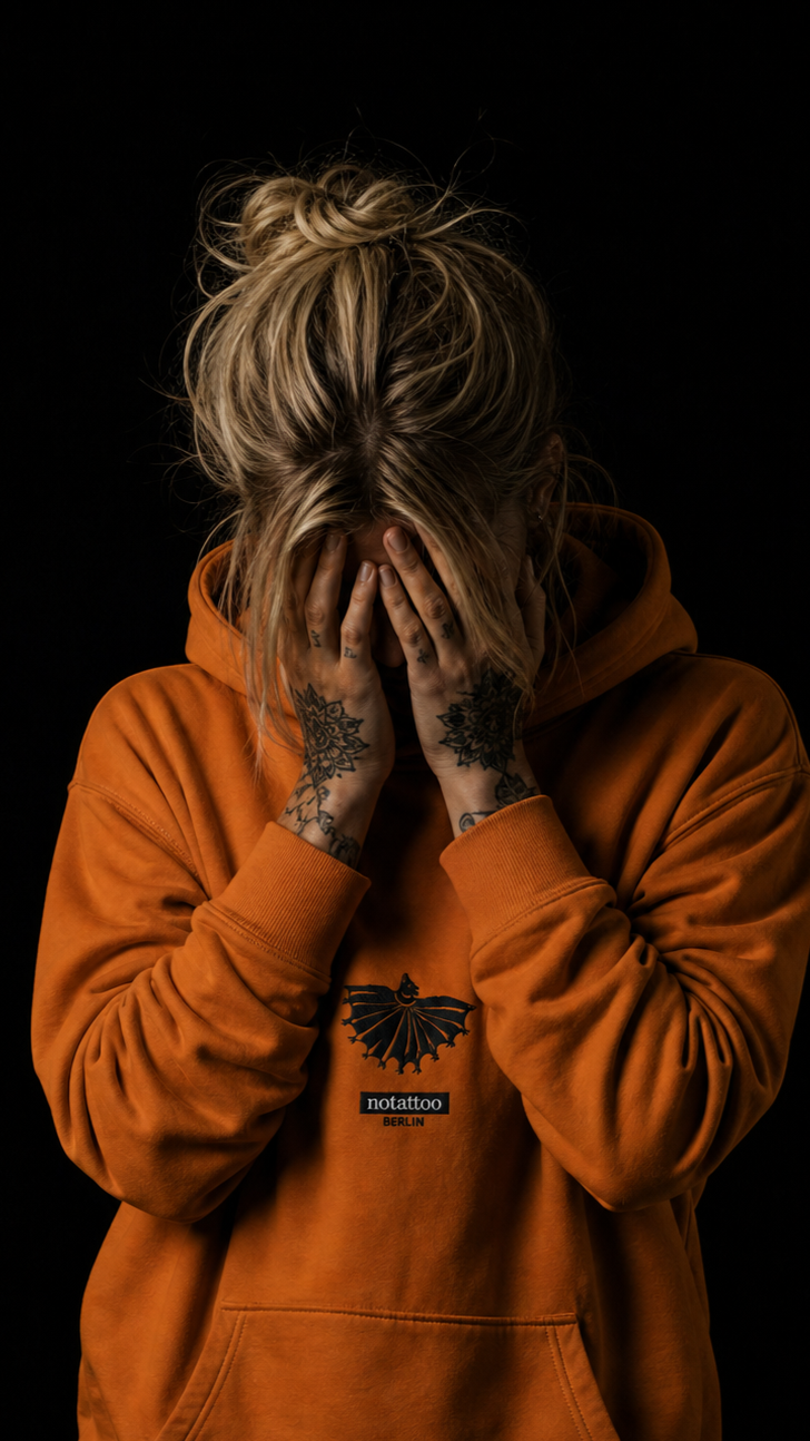 Embroidered Medieval Bat Hoodie — Adobe Yellow — Limited Edition
