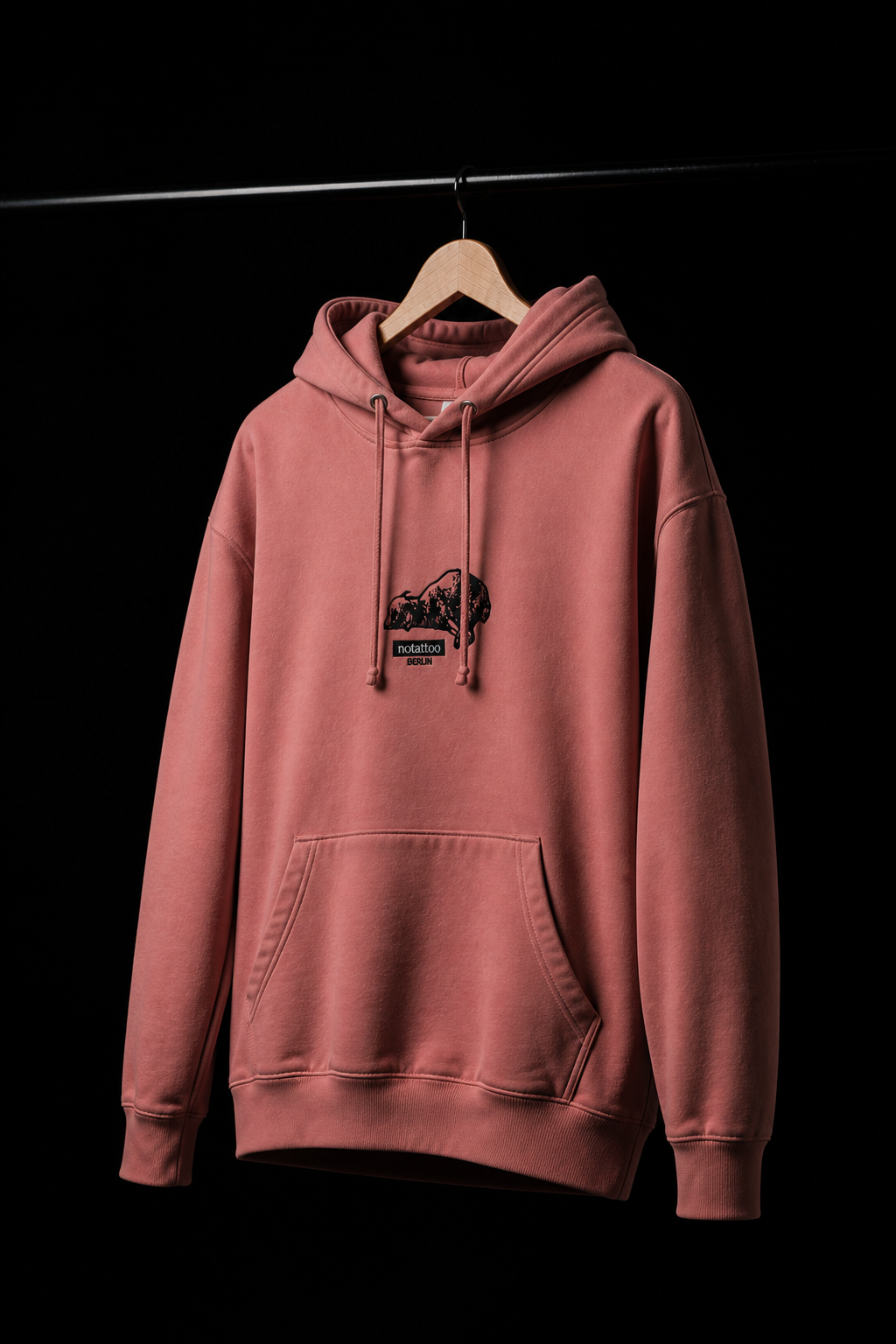 Hoodie Embroidered Agnus Dei— Dirty Rose — Limited Edition 1/6