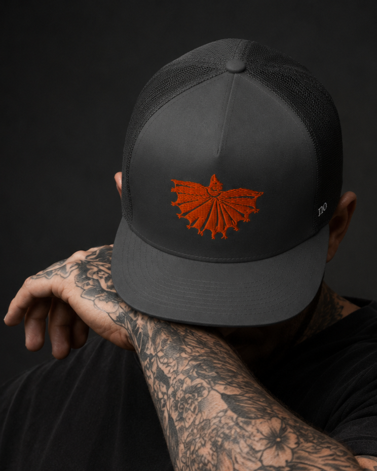 Medieval Bat Trucker Cap — Charcoal Black — Limited Edition 1/10