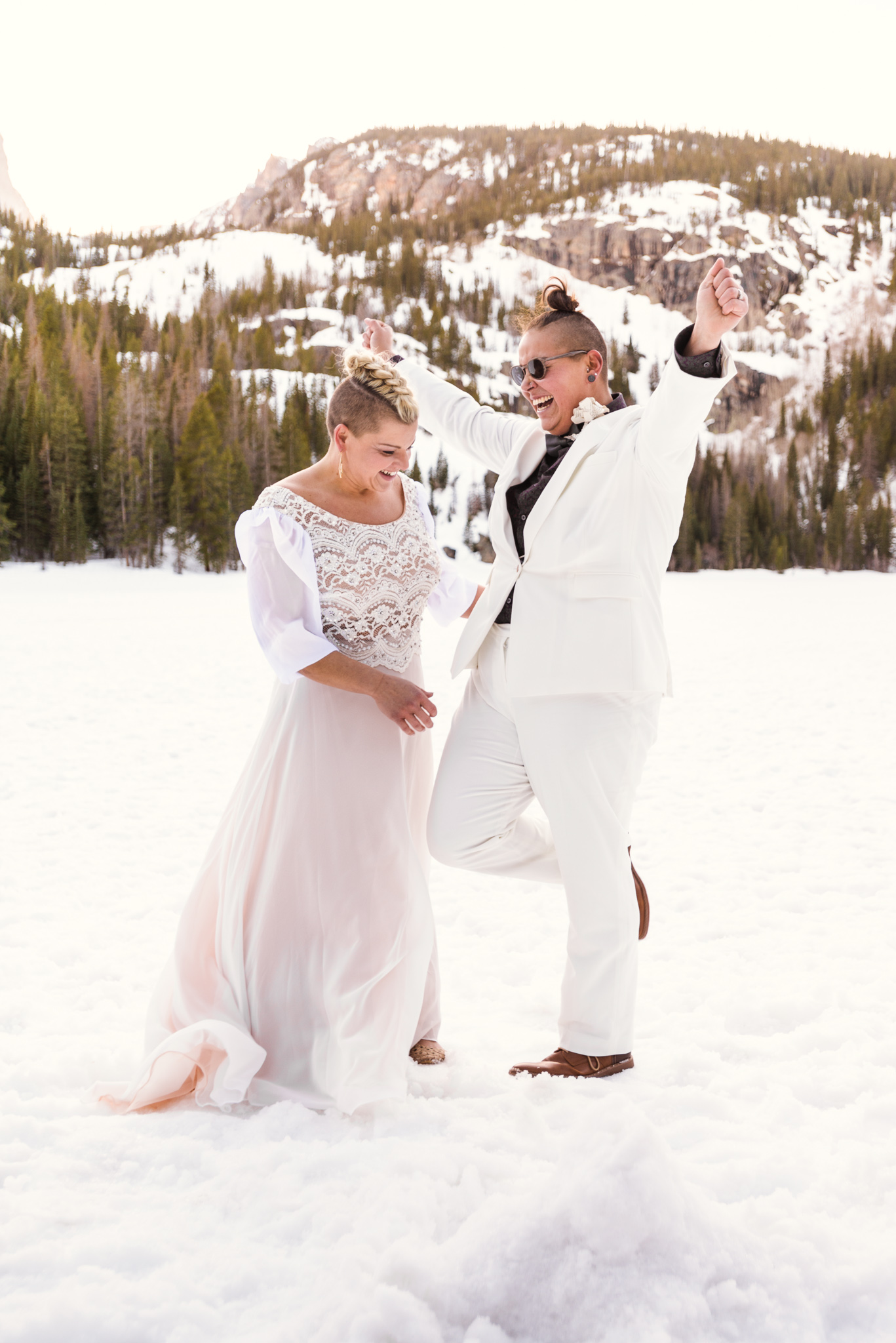 Gabrielle Stowe Photography Bear Lake Lgbt Elopement In Rocky
