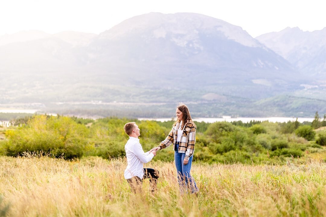 Grant proposed to Madison while on vacation in Breckenridge with his family! The ruse was that they were doing a &ldquo;family&rdquo; photo session, but while taking their photos as a couple, he proposed! Everyone got to witness such a special moment