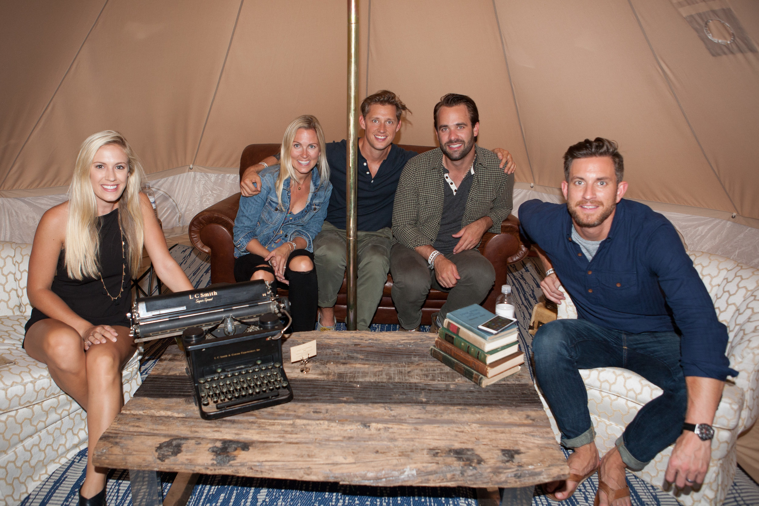 Luxury glamping experience