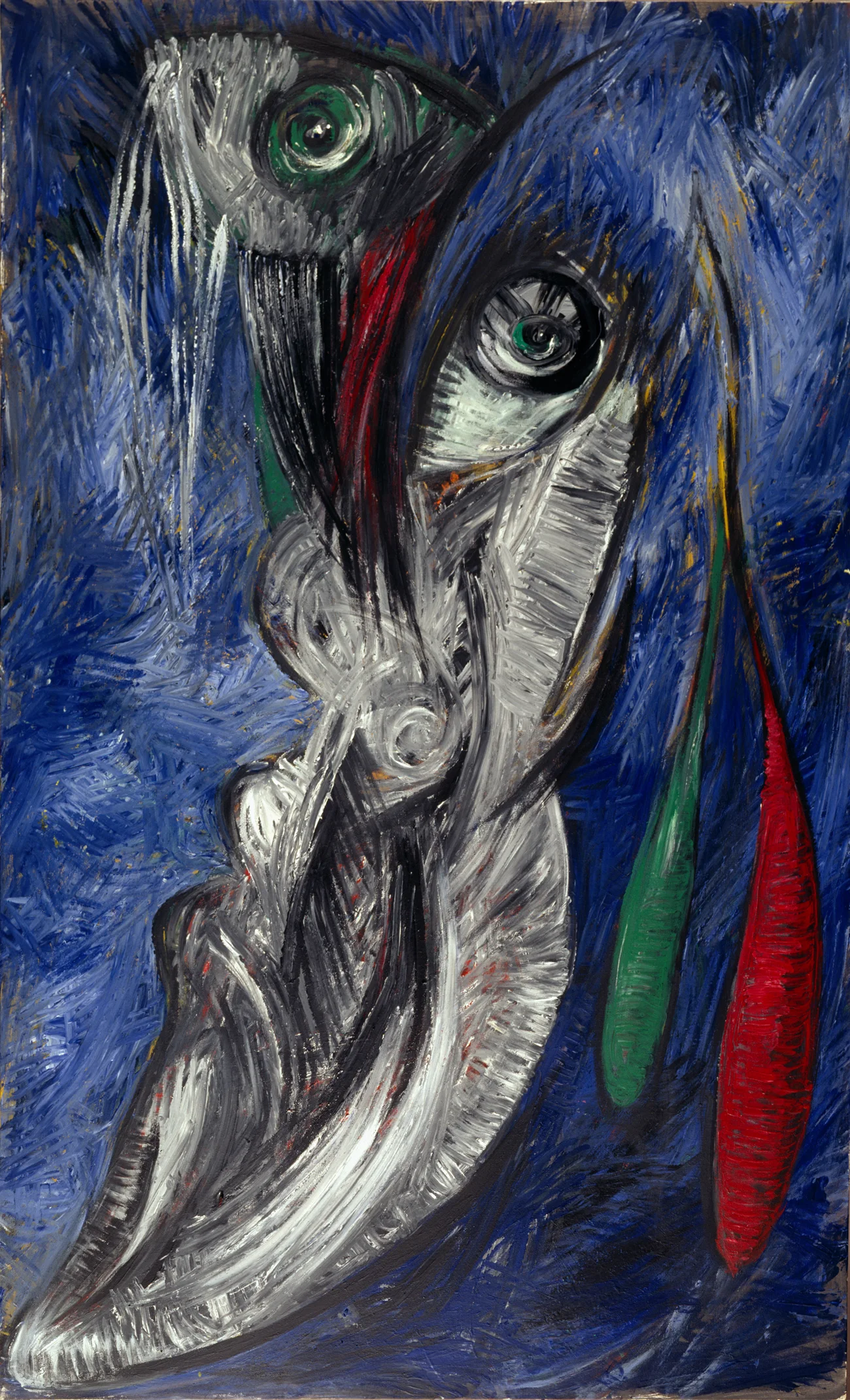 GAZE 2, 1994 ACRYLIC ON CANVAS 79X47 INCHES