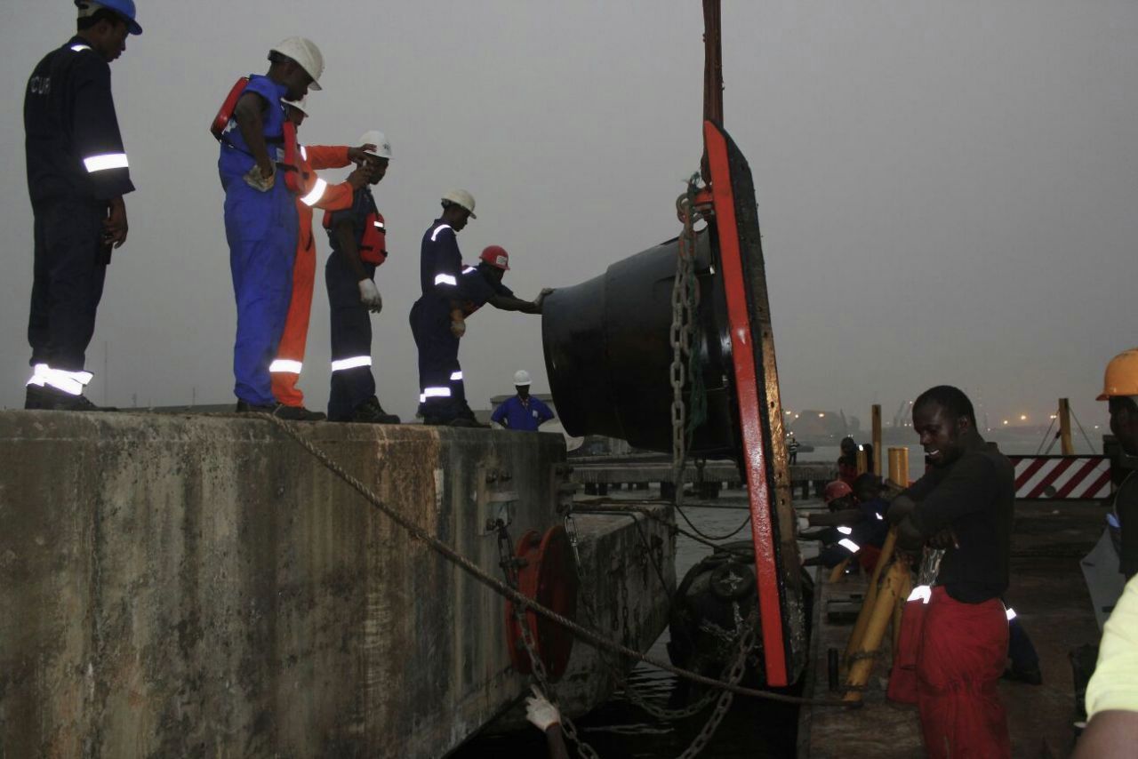 REPLACEMENT OF DAMAGED FENDER AT NAVGAS/LISTER JETTY