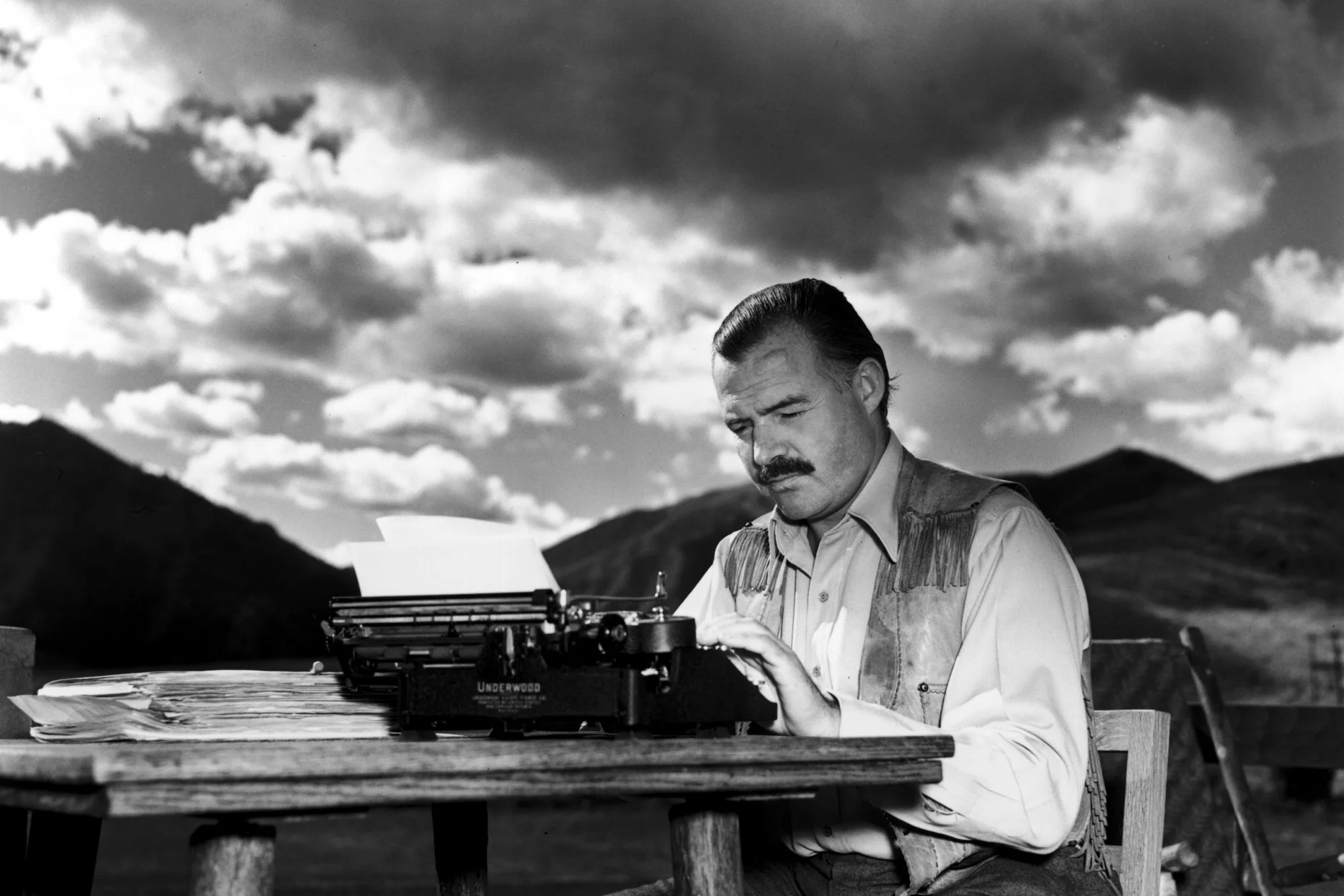 Author Ernest Hemingway