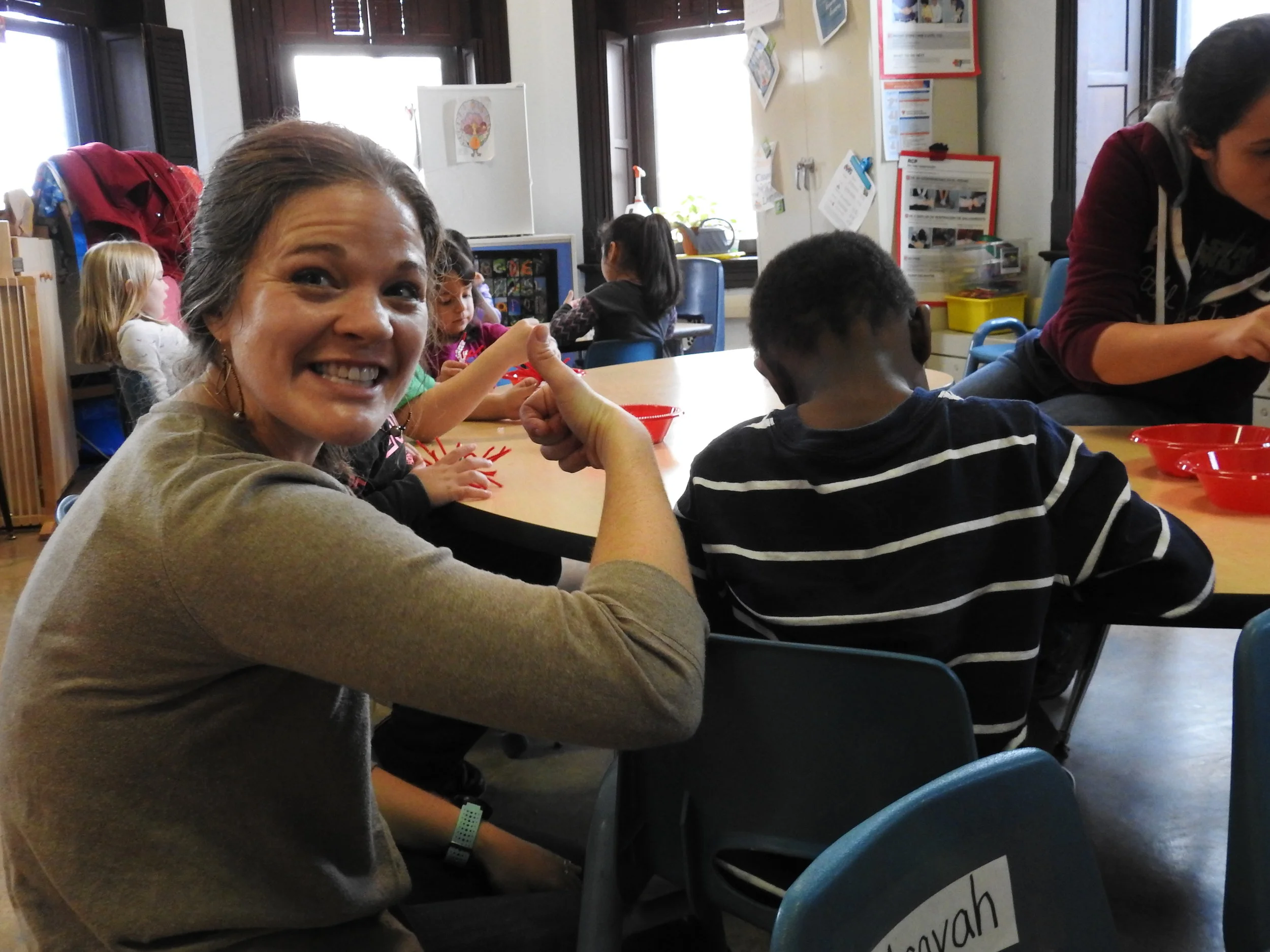 Teaching artist Sarah Lee had a long-term residency at St. Benedict Center as part of Erie Philharmonic’s program supported by the Pennsylvania Council on the Arts.