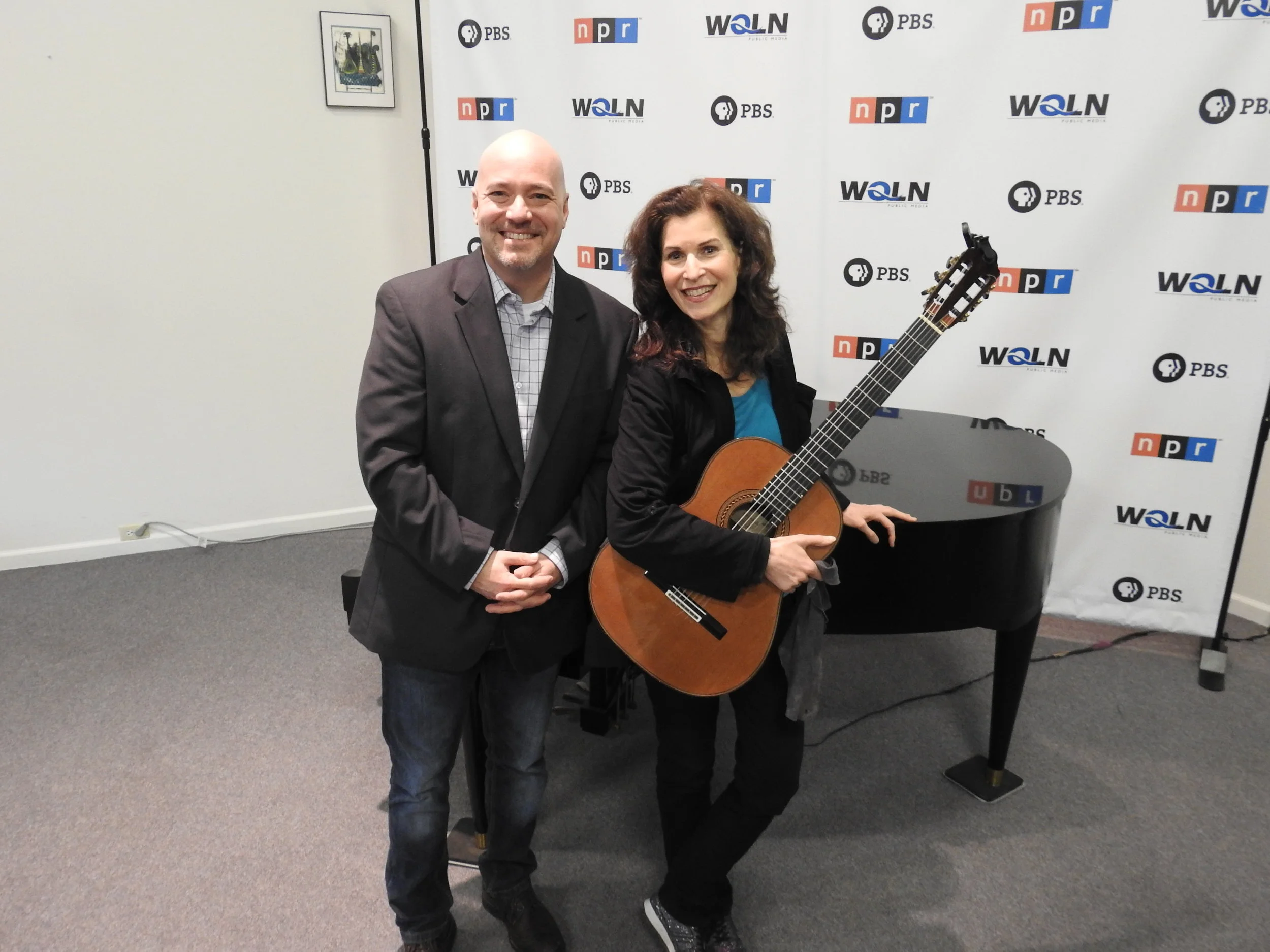 Host Brian Hannah and GRAMMY winning guitarist Sharon Isbin